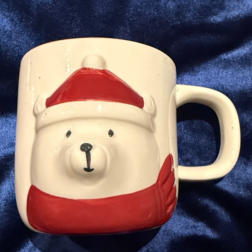 DEMDACO 3D Ceramic Polar Bear 16 oz. mug